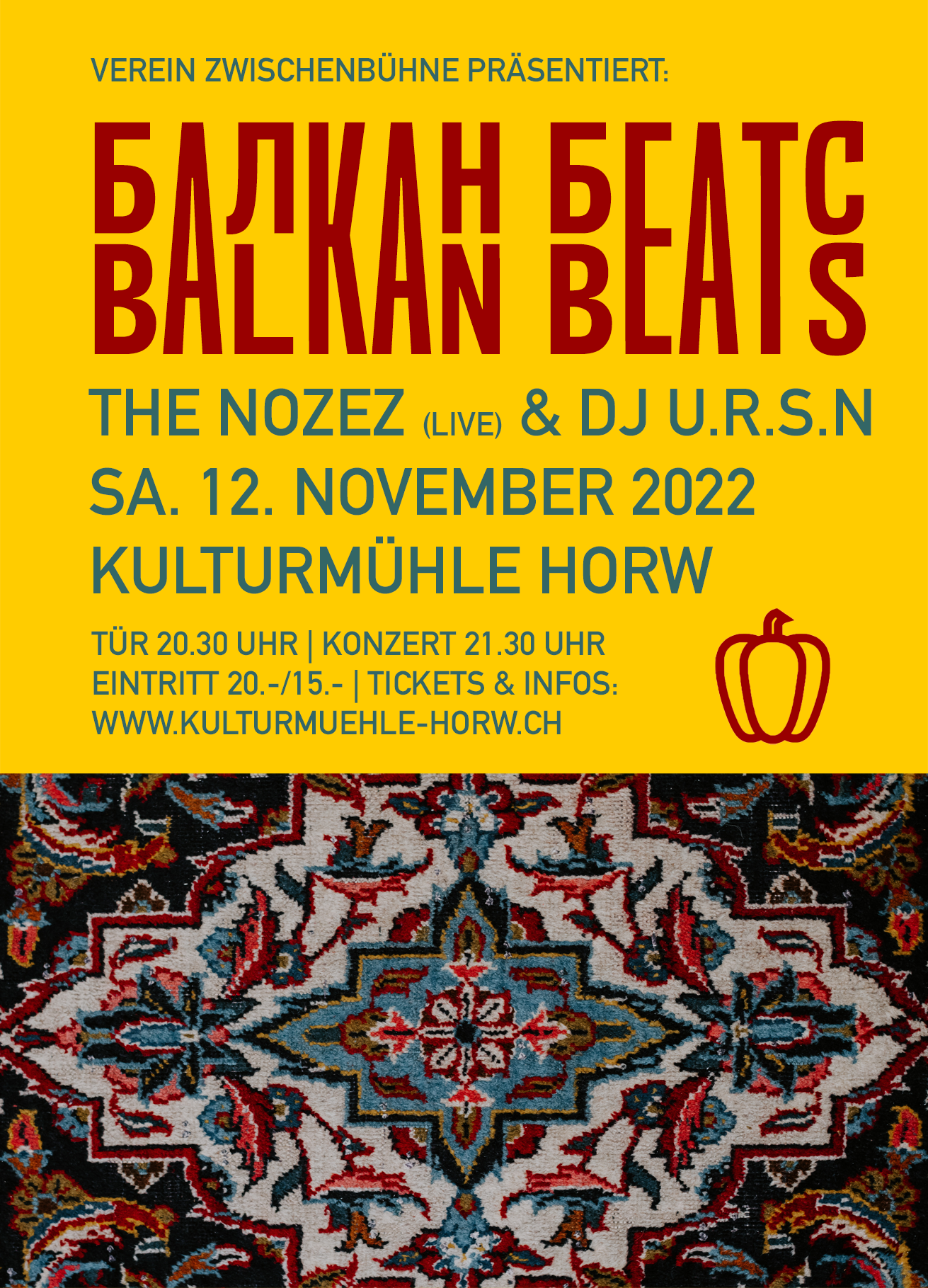20221112 balkan beats the nozez kulturmuehle flyer v2